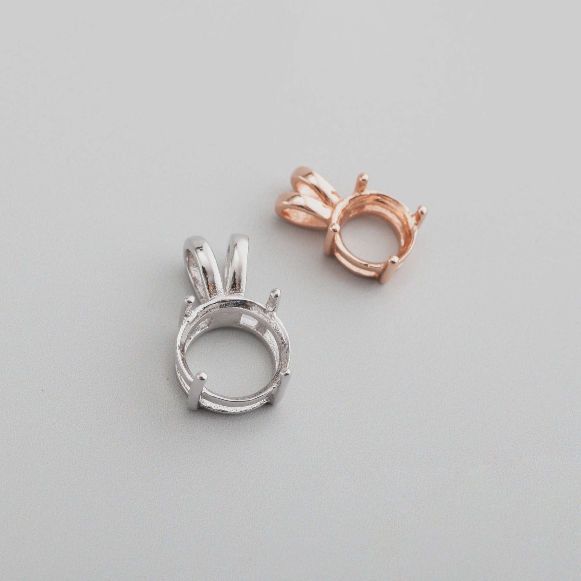 6-8MM Solid 925 Sterling Silve - Bezels Set Pendant avaliação e preço