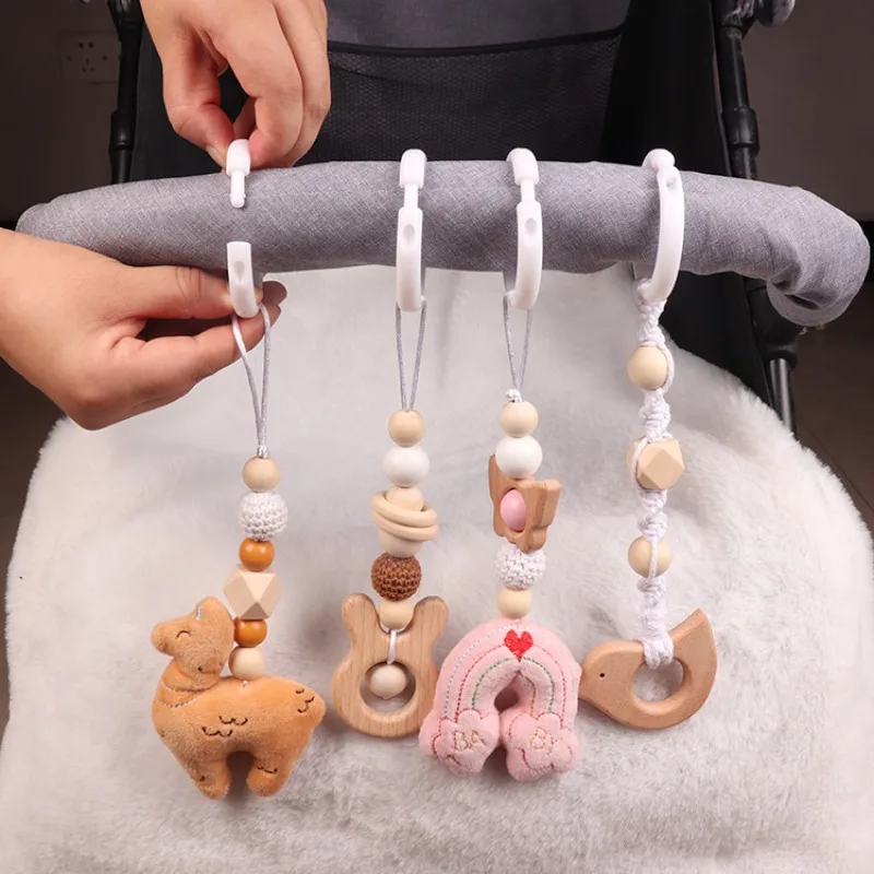 6Pcs Wooden Baby Toys Wooden B - Wood Ring Blank avaliação e preço