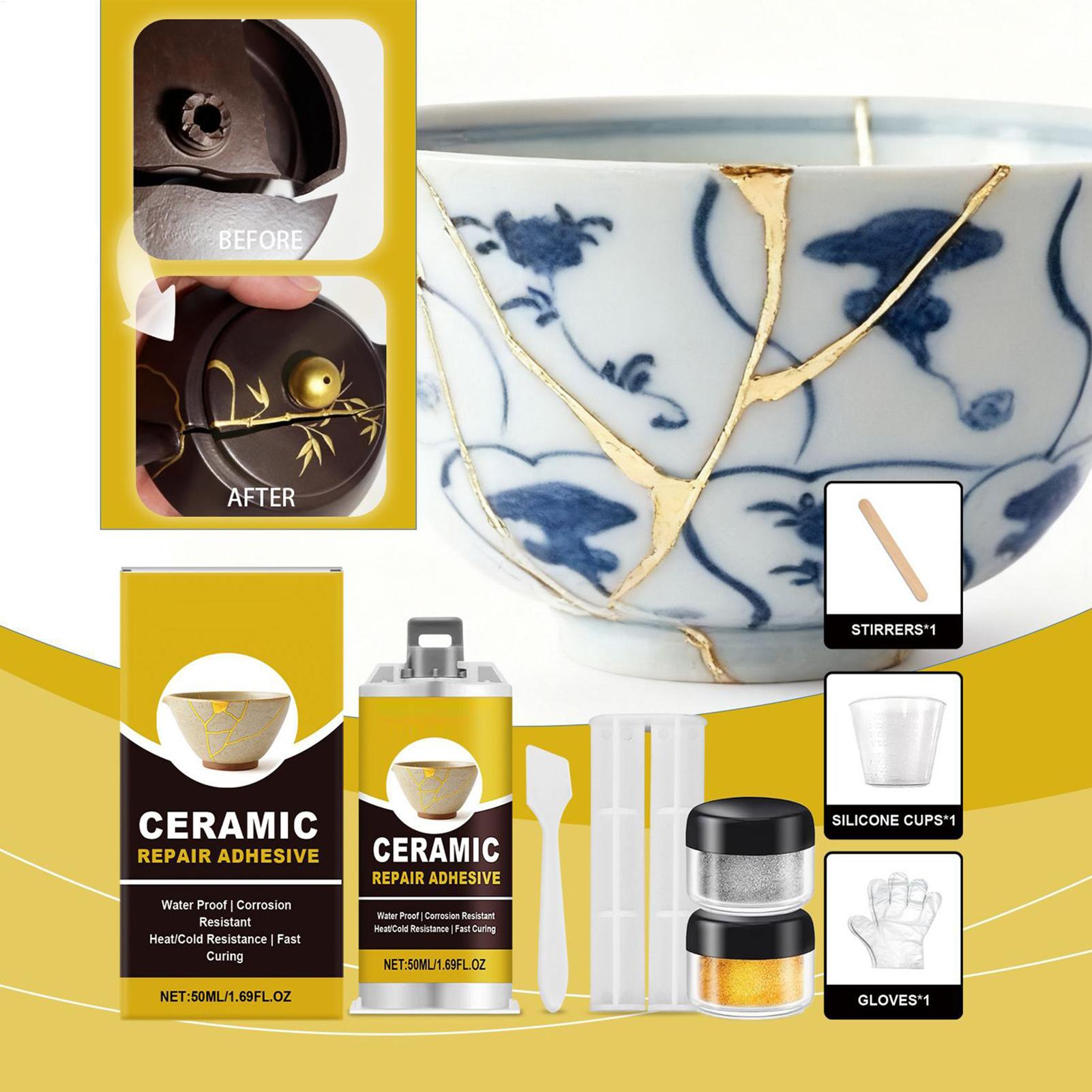 Ceramic Glass Repair Kit Epoxy - Resin Craft Workshop avaliação e preço