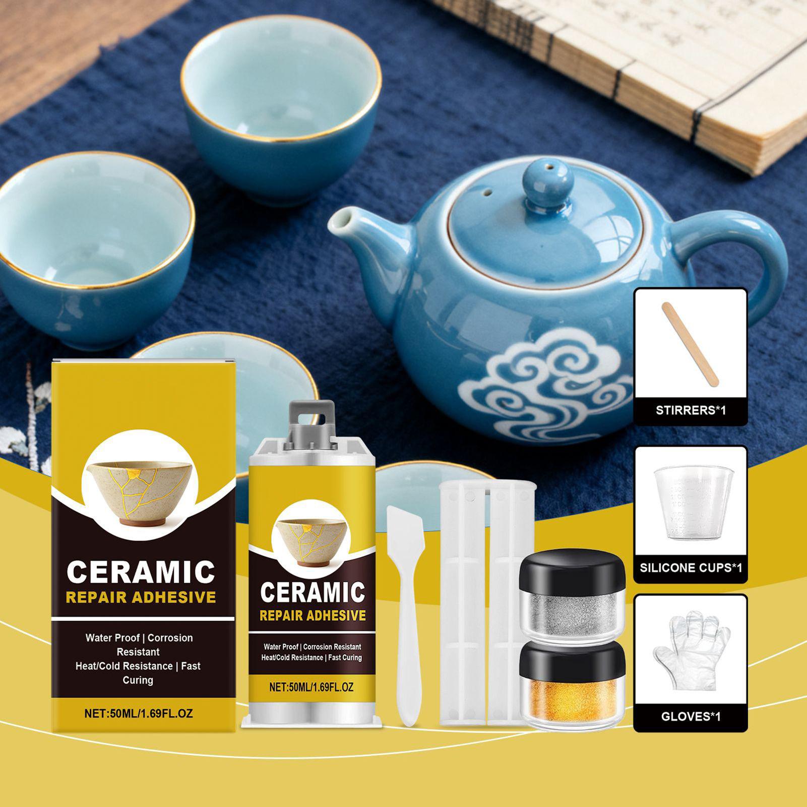 Ceramic Glass Repair Kit Epoxy - Resin Craft Workshop avaliação e preço