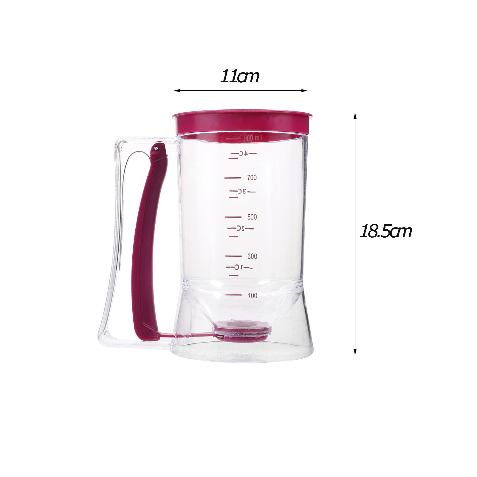 900ml Batter Dispenser Cupcake - Mixing Cup Silicone avaliação e preço