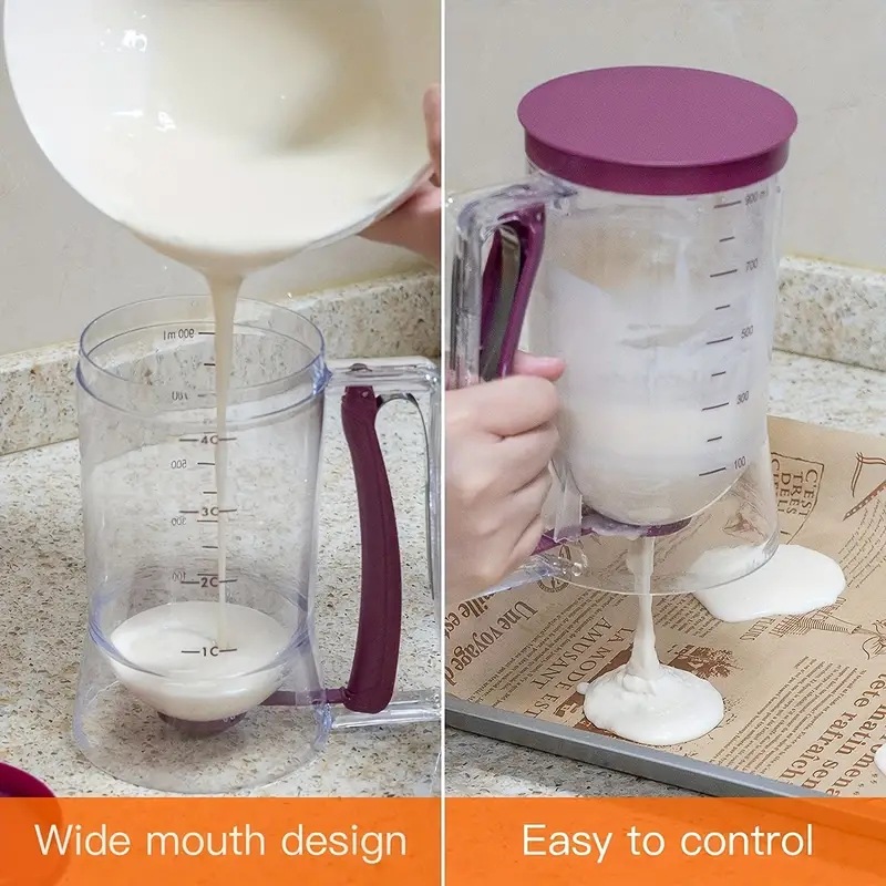 900ml Batter Dispenser Cupcake - Mixing Cup Silicone avaliação e preço