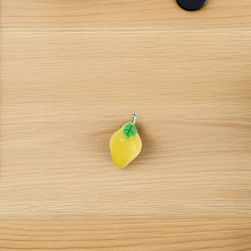 10Pcs Mini Lemon Charms Resin  - Resin Crafts Diy avaliação e preço