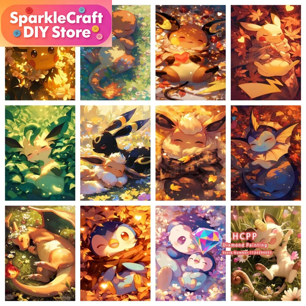 1pc frameless Cartoon Pokemon  - Resin Craft Supplies avaliação e preço