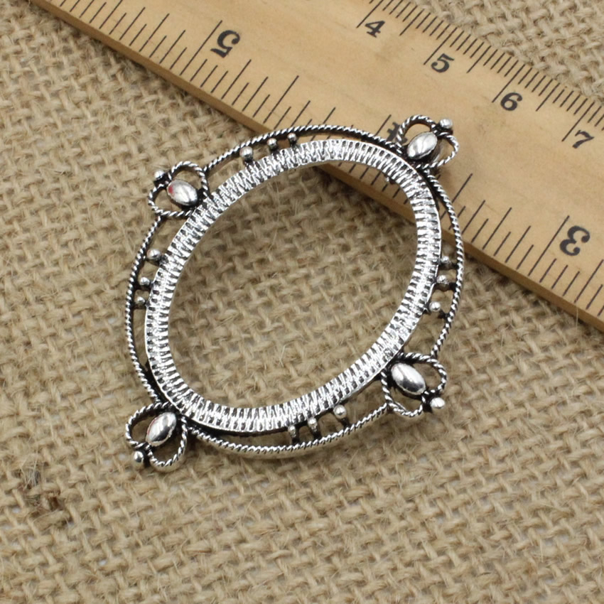 Fit 30x40mm Oval Cabochon Anti - Bezels Set Pendant avaliação e preço