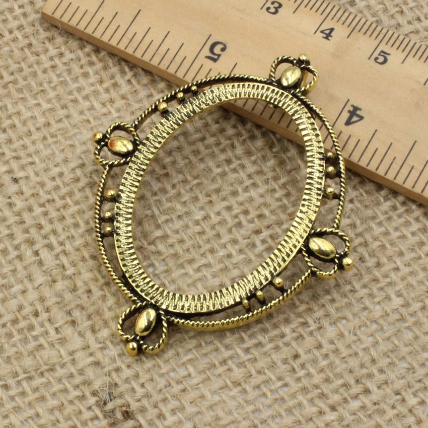 Fit 30x40mm Oval Cabochon Anti - Bezels Set Pendant avaliação e preço