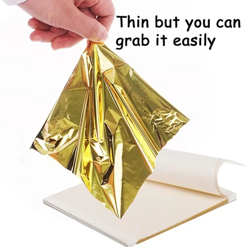 100pcs Imitation Gold Sliver C - Gold Foil Flakes avaliação e preço