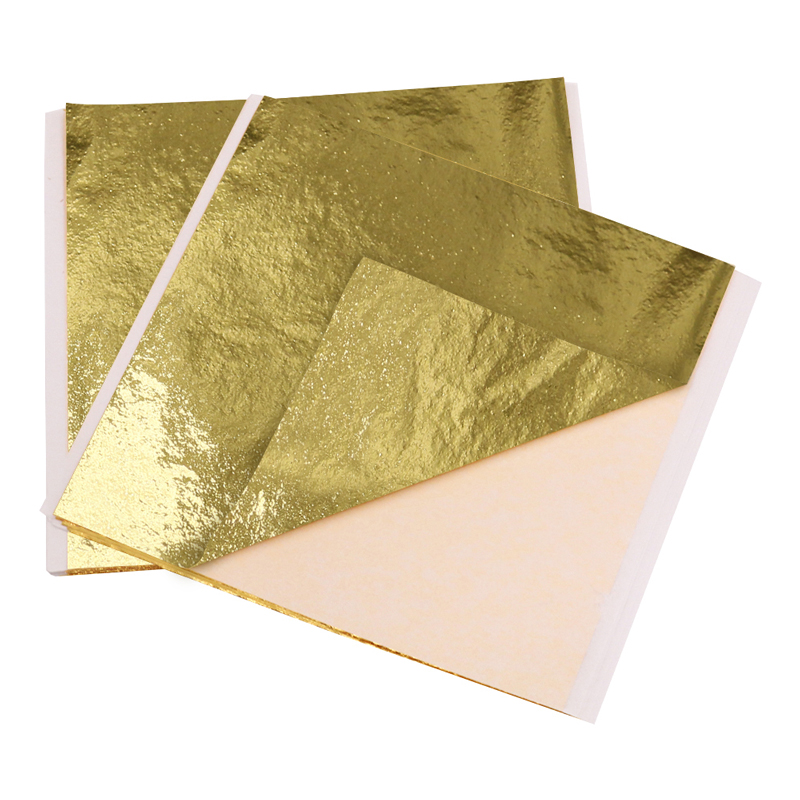 8x8.5cm Taiwan Imitation Gold  - Gold Foil Flakes avaliação e preço