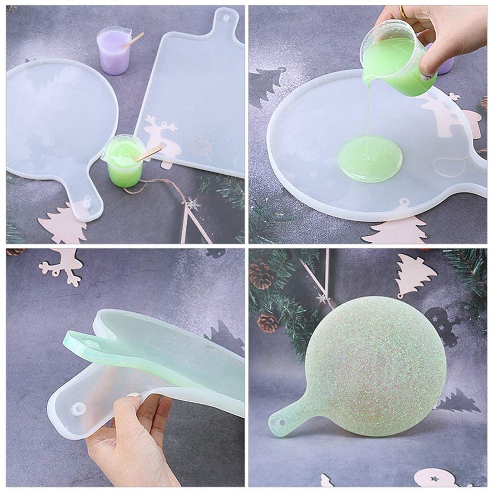 J1UL1N Resin Tray Silicone Mol - Serving Tray Mold avaliação e preço