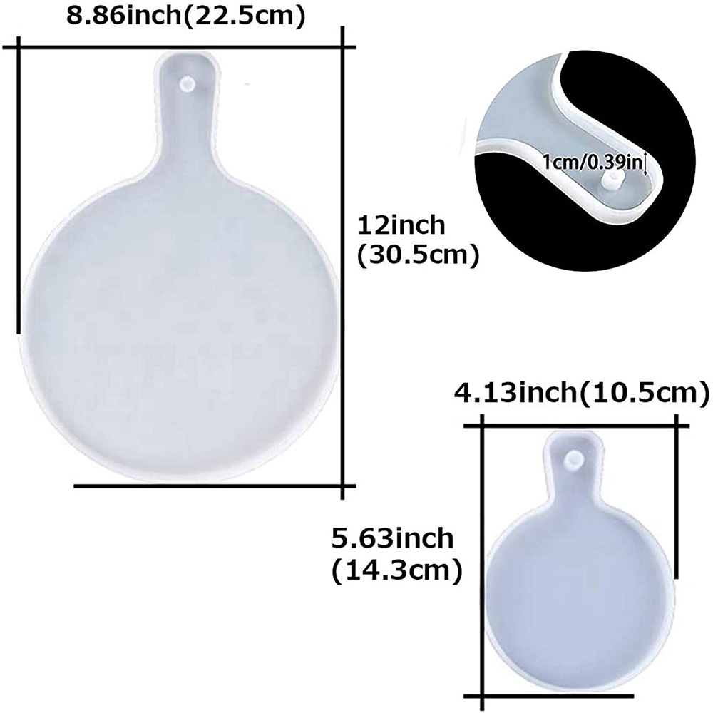 J1UL1N Resin Tray Silicone Mol - Serving Tray Mold avaliação e preço