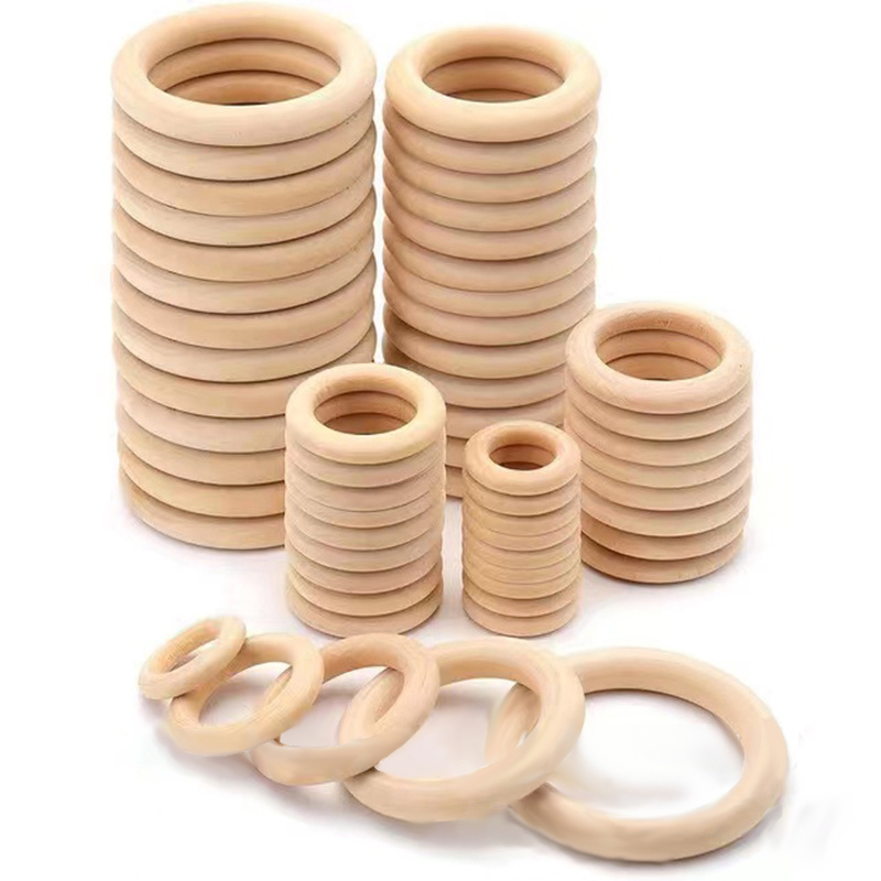 Wooden Rings Wooden Hoops for  - Wood Ring Blank avaliação e preço