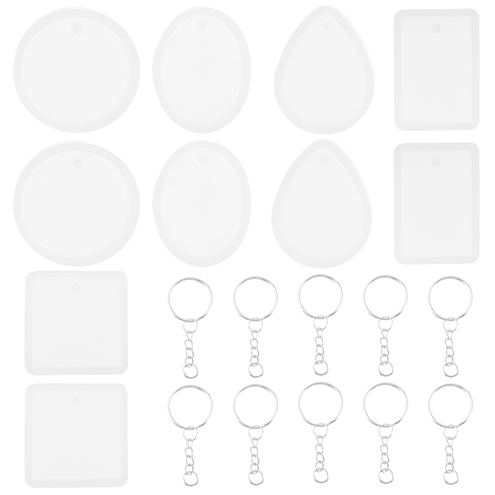10pcs Pendant Mold Set Silicon - Resin Jewelry Kit avaliação e preço
