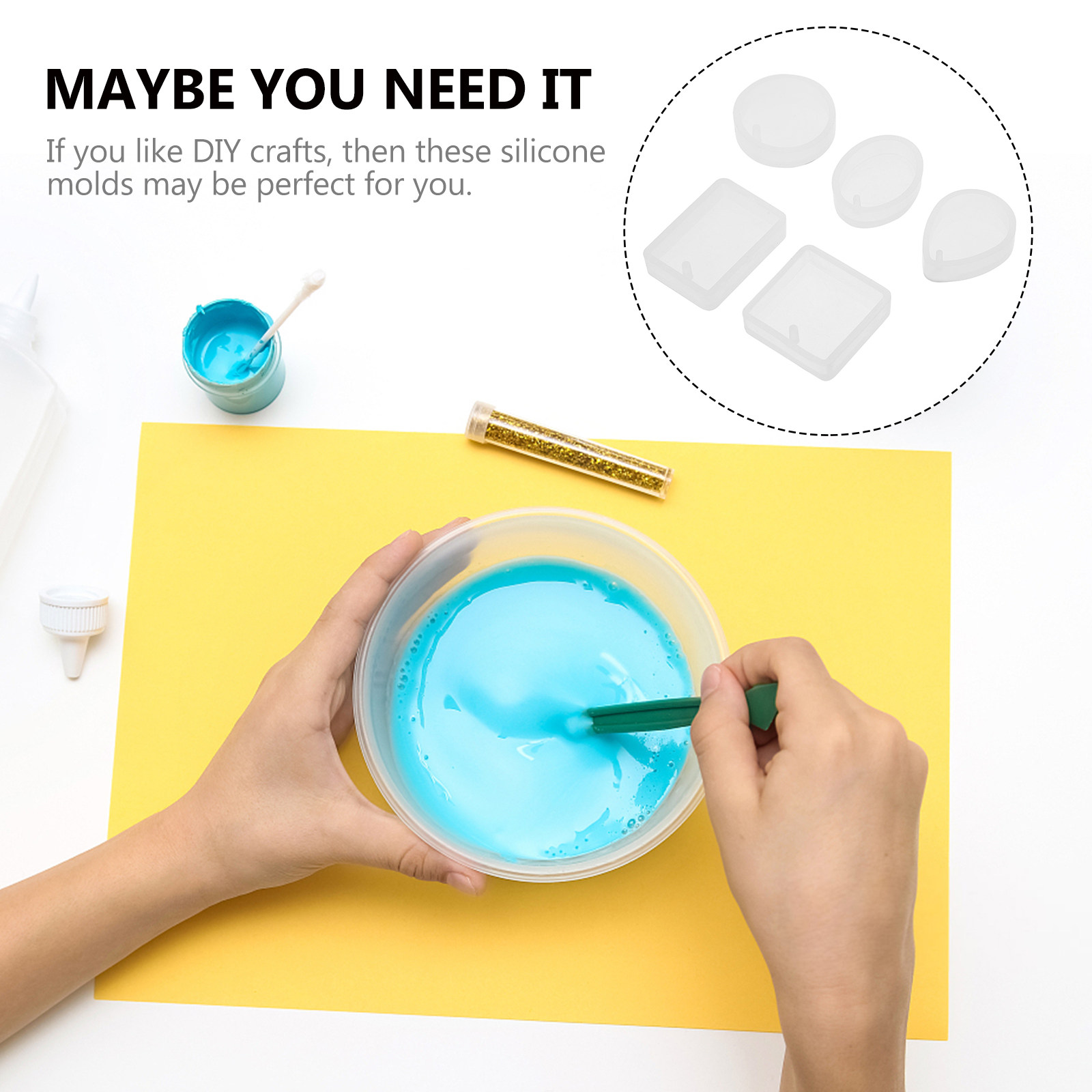 10pcs Pendant Mold Set Silicon - Resin Jewelry Kit avaliação e preço