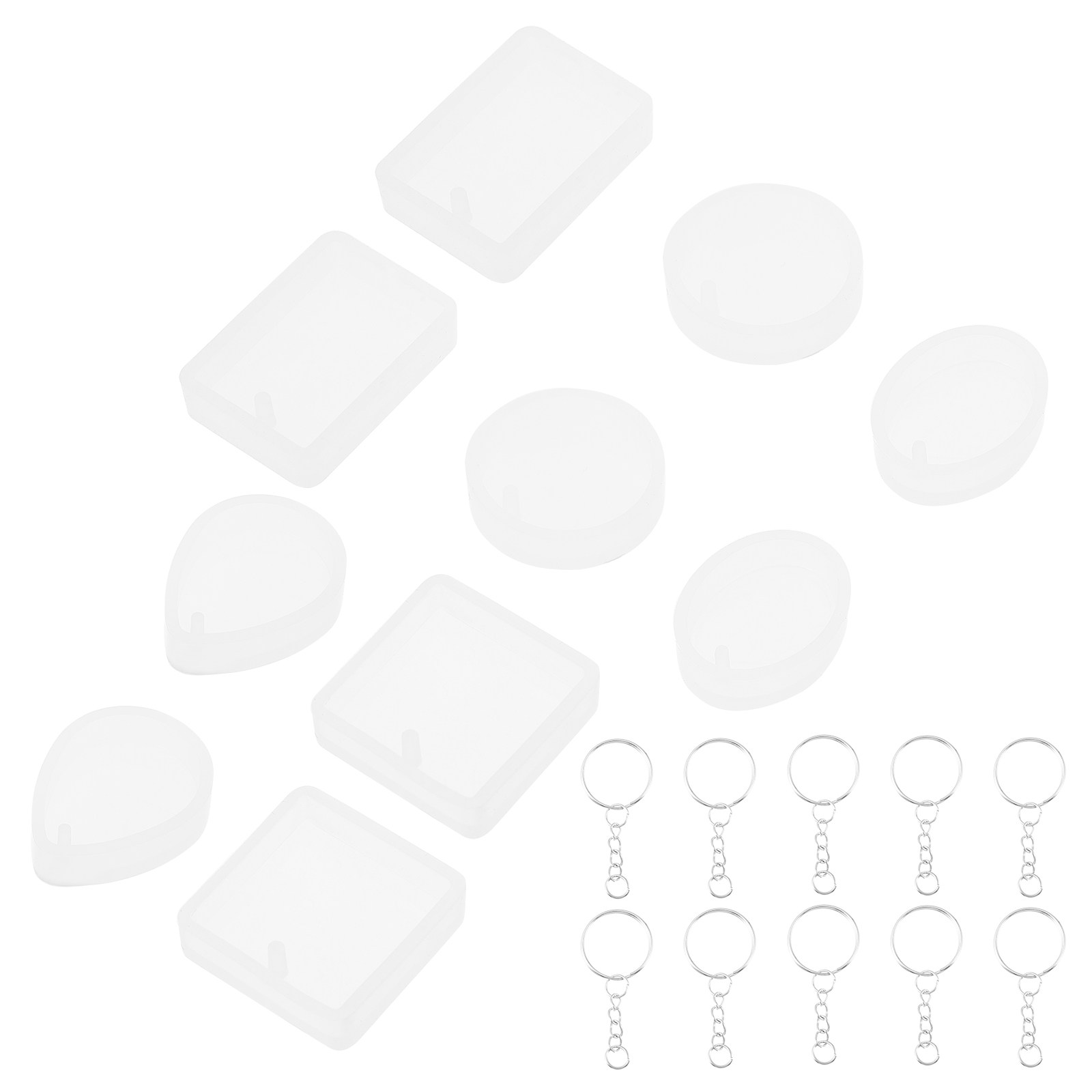 10pcs Pendant Mold Set Silicon - Resin Jewelry Kit avaliação e preço