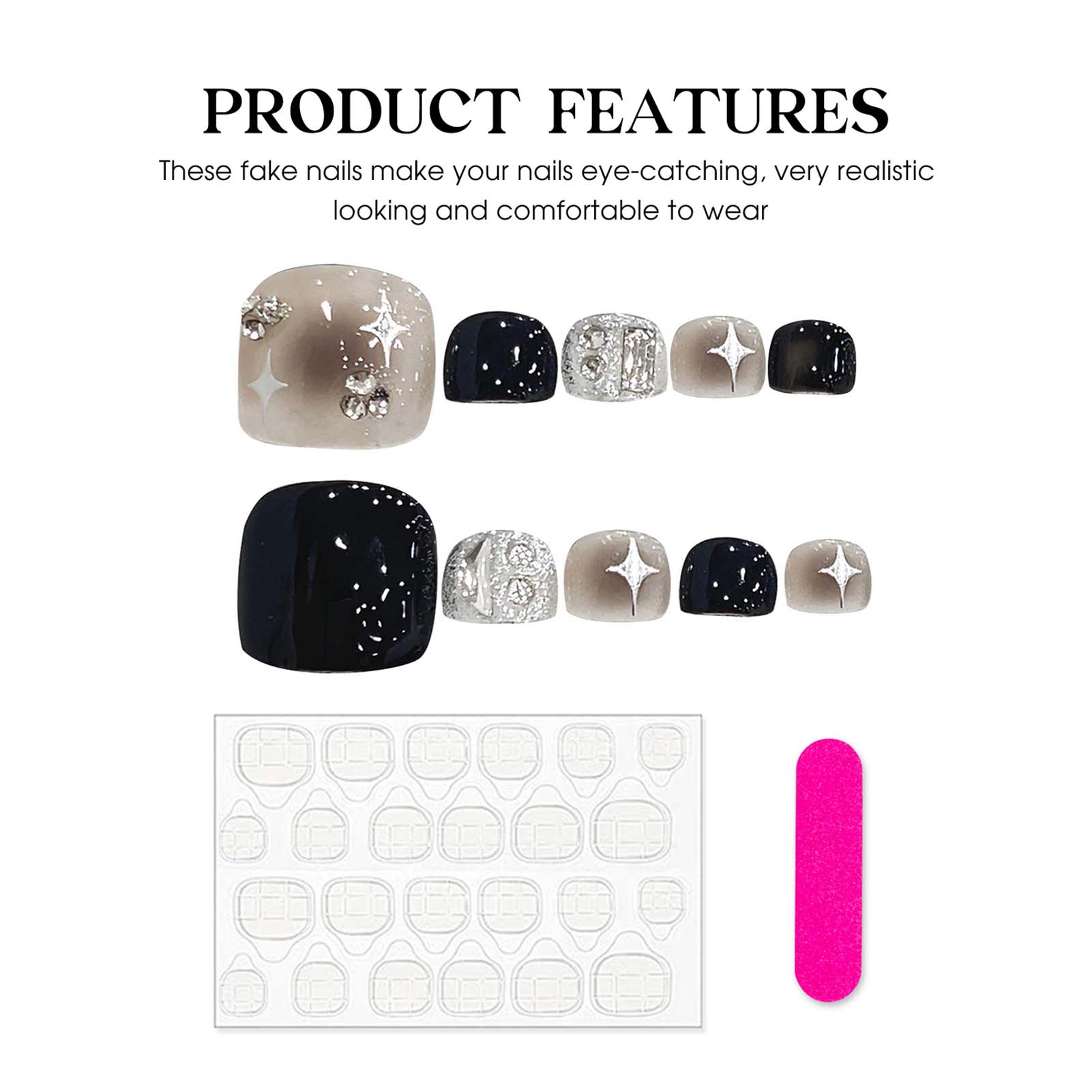 10pcs Glossy Square Fake Toena - Resin Craft Material avaliação e preço