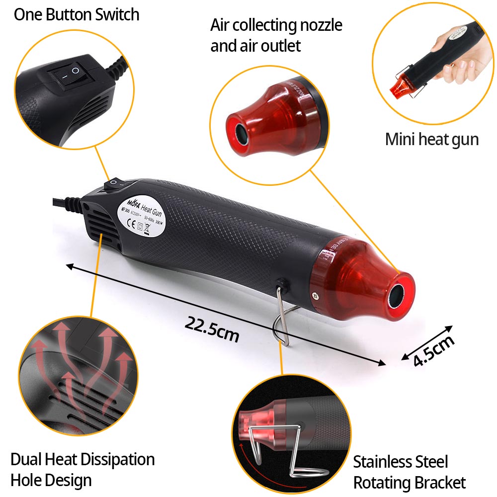 300W Hot Air Heat Gun Electric - Heat Gun Small avaliação e preço