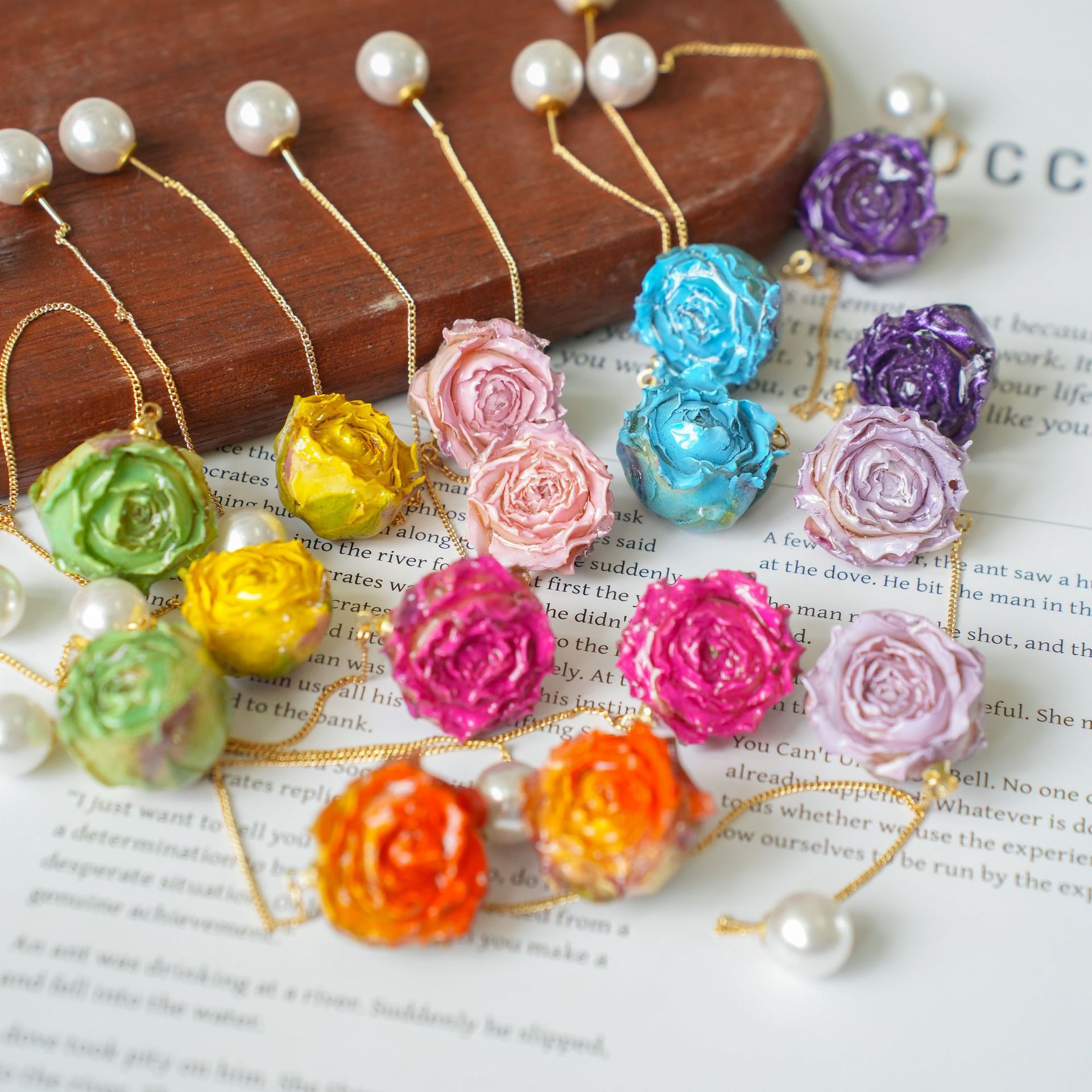 Preserved Rose Flower Series E - Flower Preservation Resin avaliação e preço