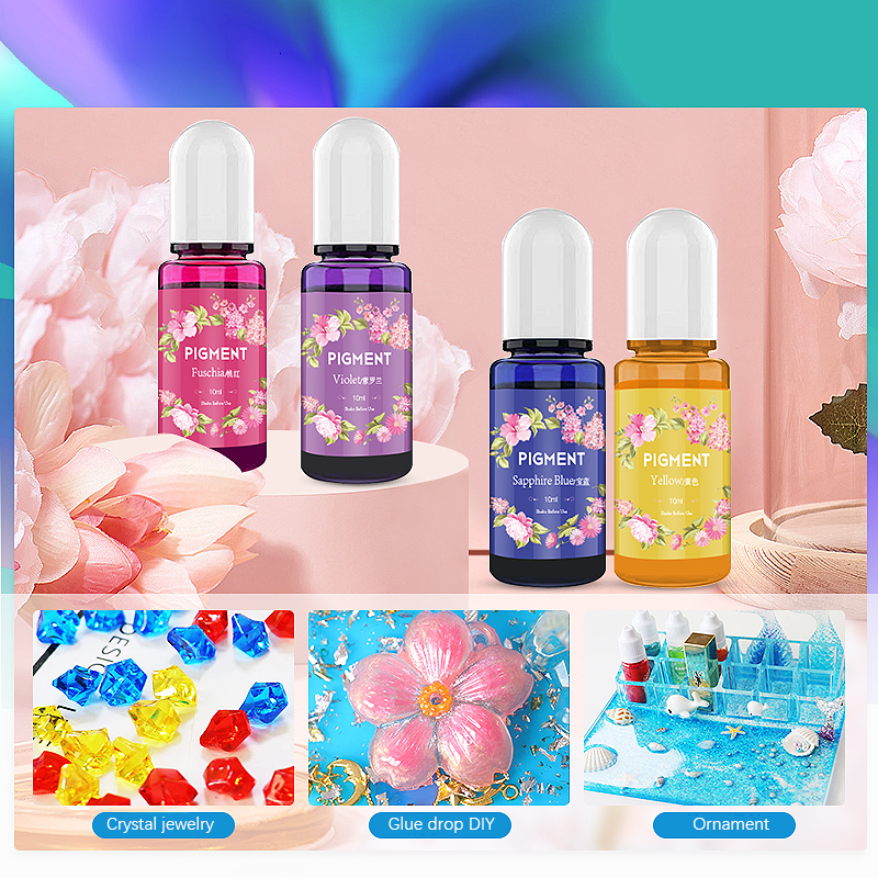 A Set Ink Alcohol Resin Pigmen - Resin Dye Alcohol avaliação e preço