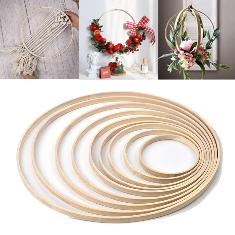 1/5Pcs 8-33cm Wooden DIY Handm - Wood Ring Blank avaliação e preço
